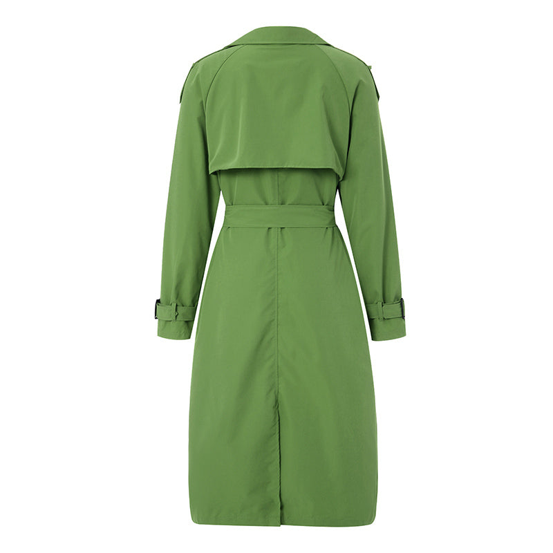 Trenchcoat met Twee Rijen Knopen voor Dames