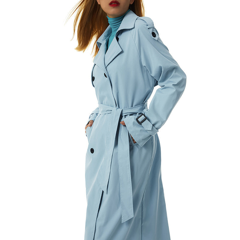 Trenchcoat met Twee Rijen Knopen voor Dames