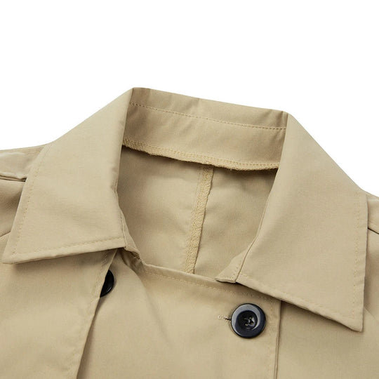 Trenchcoat met Twee Rijen Knopen voor Dames