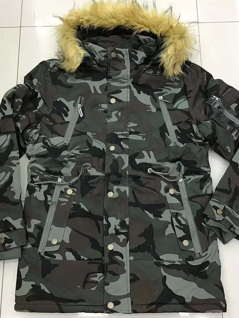 Camouflage Winterjas voor Heren