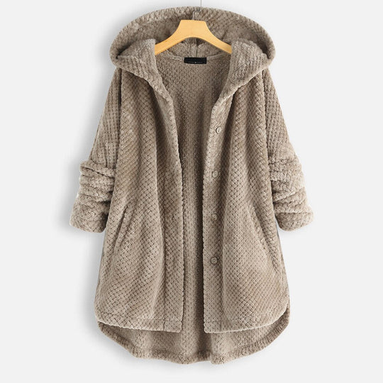 Oversized Hooded Coat for Women - Charlotte