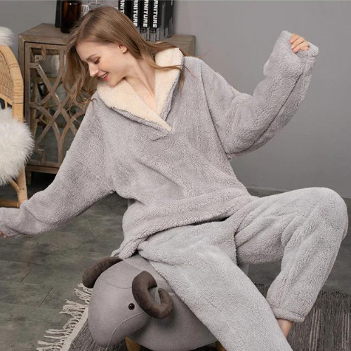 Fluffy Pyjama Set voor Dames