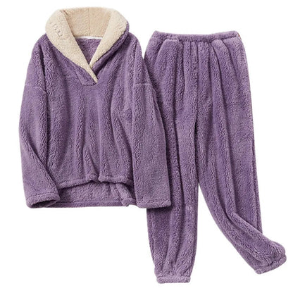 Fluffy Pyjama Set voor Dames