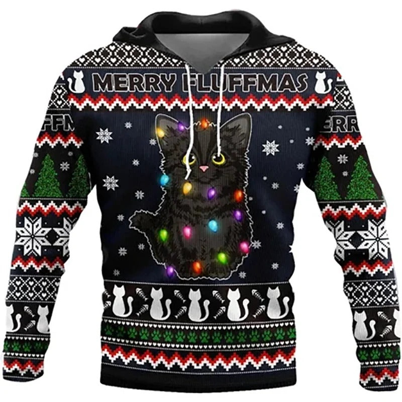 Kerstmis Hoodie voor Heren - Timothy