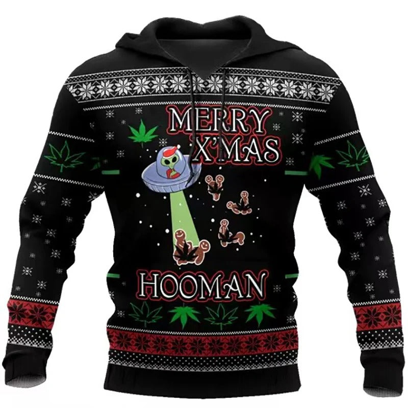 Kerstmis Hoodie voor Heren - Timothy