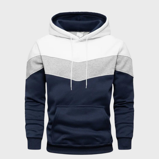 Heren-Tri-Color Hoodie - Gareth