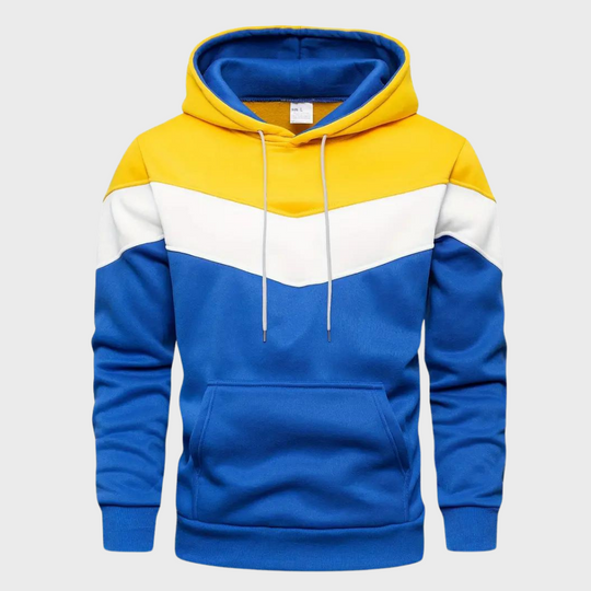 Heren-Tri-Color Hoodie - Gareth