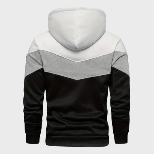 Heren-Tri-Color Hoodie - Gareth