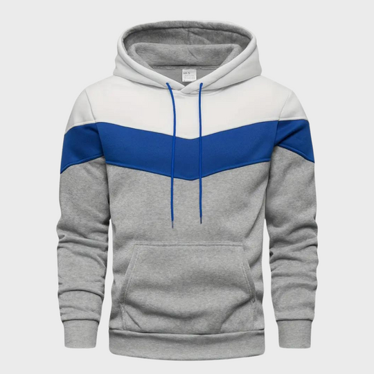 Heren-Tri-Color Hoodie - Gareth