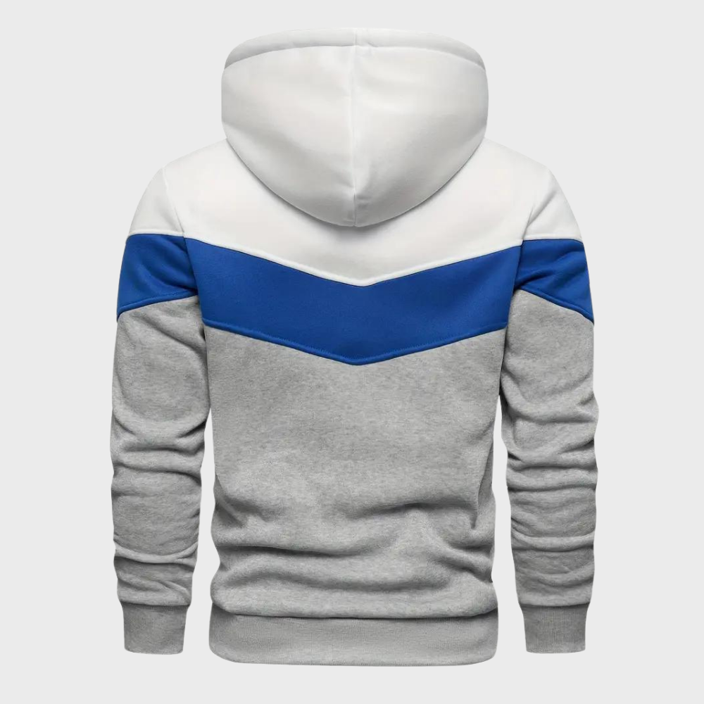 Heren-Tri-Color Hoodie - Gareth