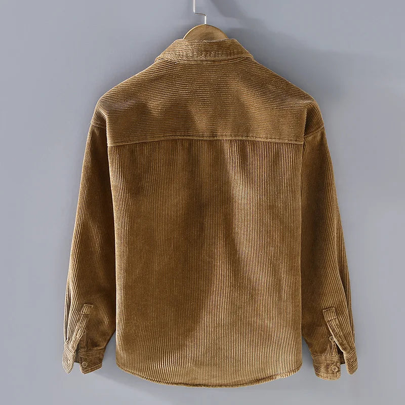 Corduroy Met Fleece Heren Winterjas - Josiah