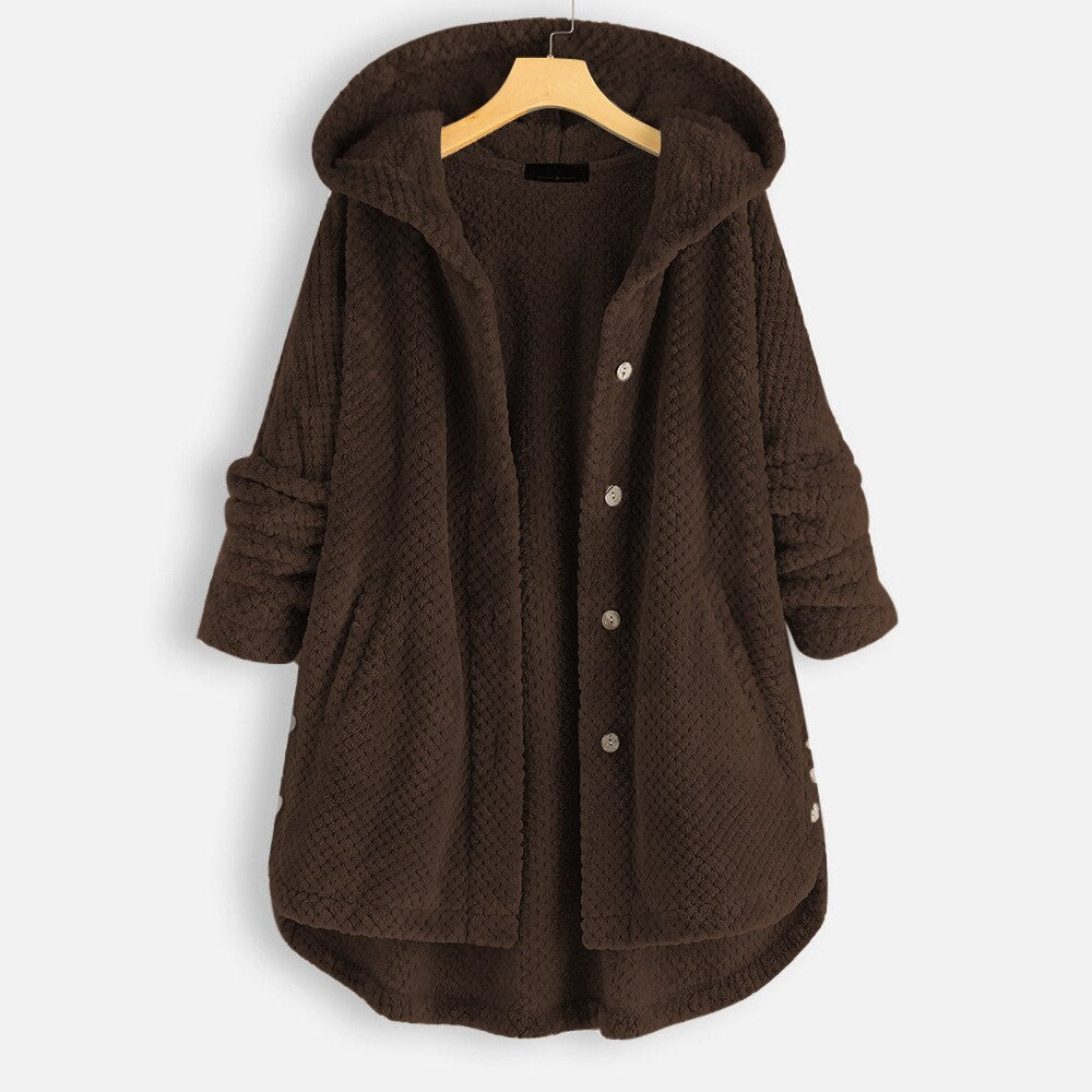 Oversized Hooded Coat for Women - Charlotte