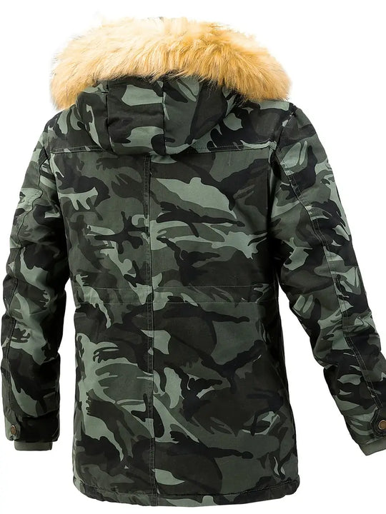 Camouflage Winterjas voor Heren