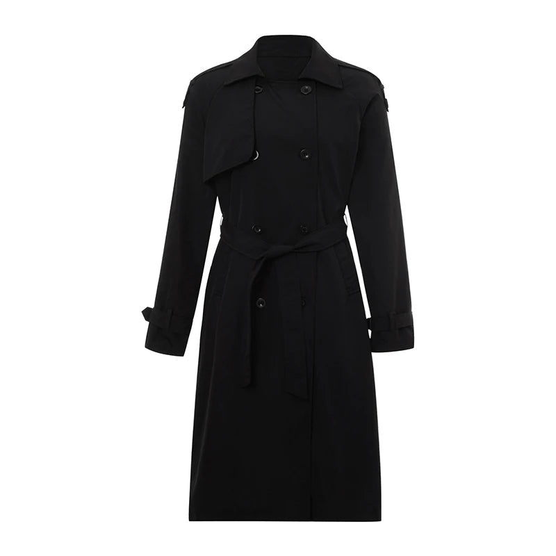 Trenchcoat met Twee Rijen Knopen voor Dames