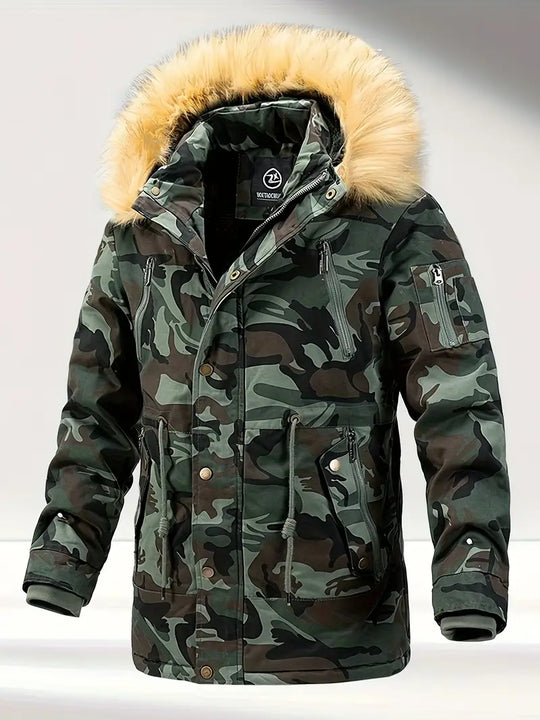 Camouflage Winterjas voor Heren