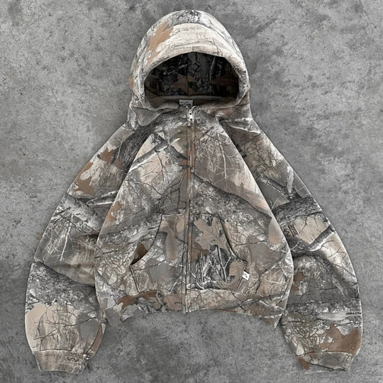 Camouflage Hoodie Jas - Abe